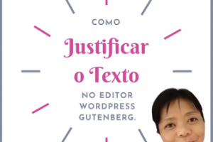 justificar o texto