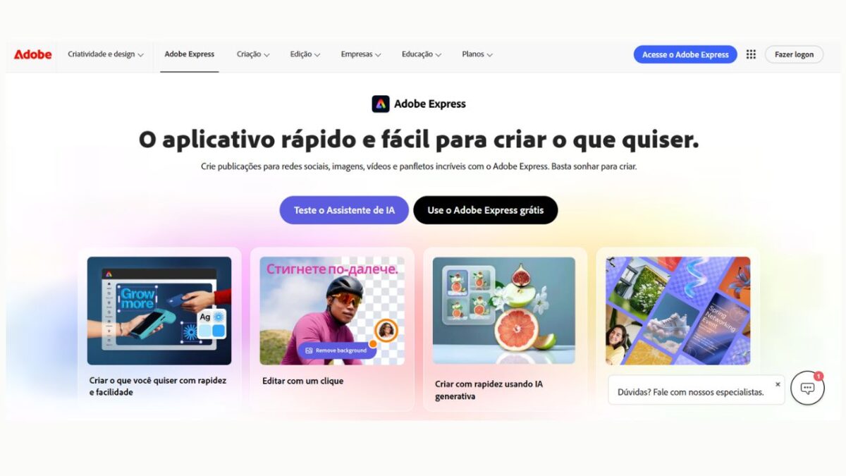 Animação de personagem a partir de áudio no Adobe Express.