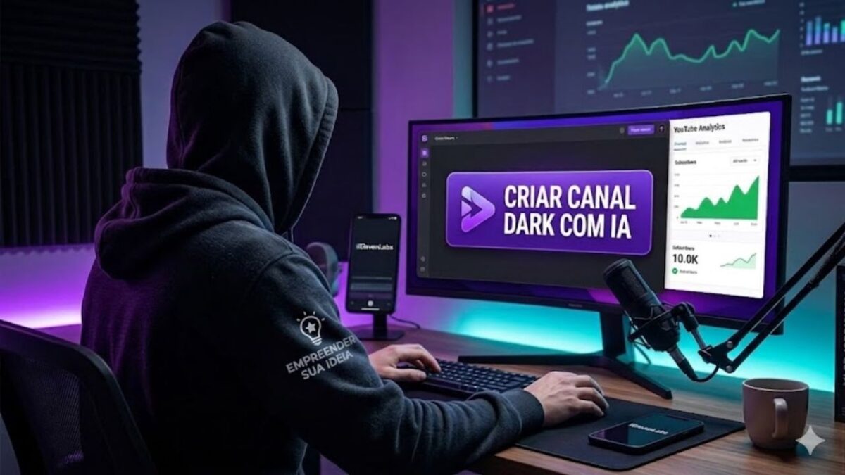 Passo a passo de como criar um canal dark usando inteligência artificial.